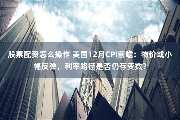 股票配资怎么操作 美国12月CPI前瞻：物价或小幅反弹，利率路径是否仍存变数？